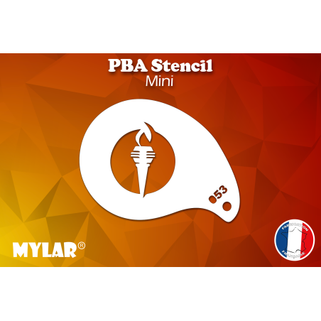 Flamme olympique 3  - M53 - PBA Stencils