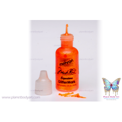 Orange GlitterMark by Mehron