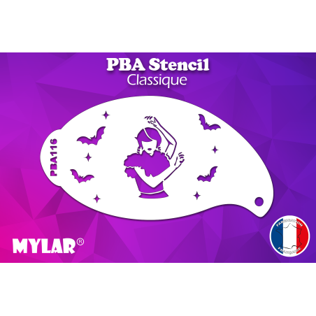 Mercredi Addams 116 PBA Stencils