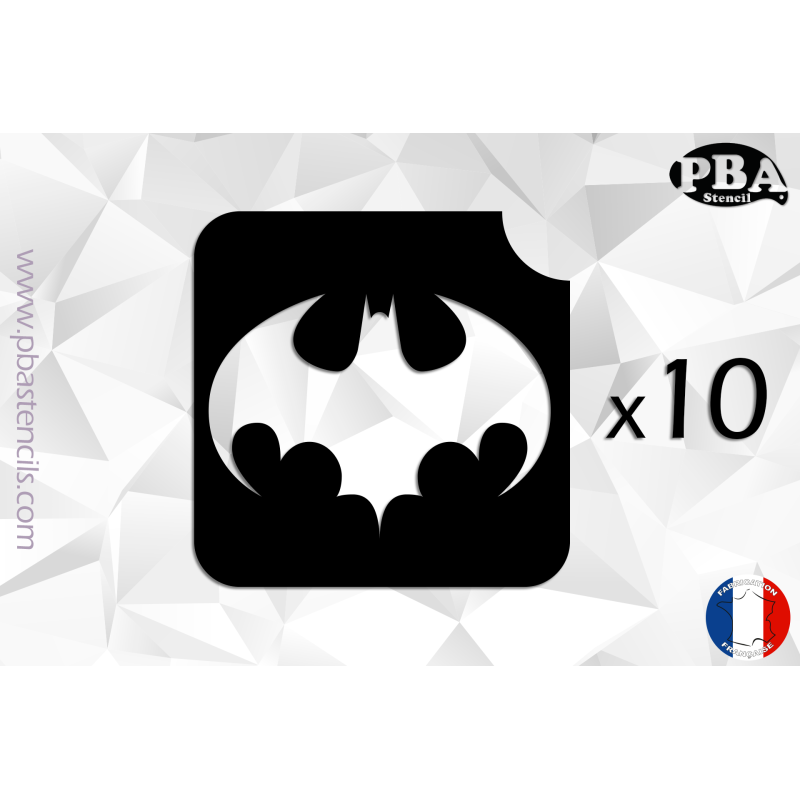 Pochoir adhésif Batman X10