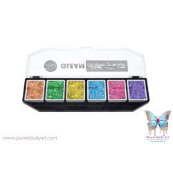 copy of Vivid Dream Palette - Vivid Glitter - Creme de Paillettes - Fusion Body Art -
