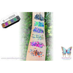 Vivid Dream Palette - Nocturnal - Crème de Paillettes - Fusion Body Art -