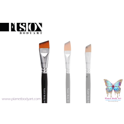 Pinceaux angles 3/4 | Fusion body art | Tracés précis, courbes idéales