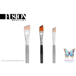Pinceaux angles 5/8 | Fusion body art |Détails précis, effets d'ombres