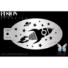 Vaisseau spacial - Pochoir - Fusion Body Art