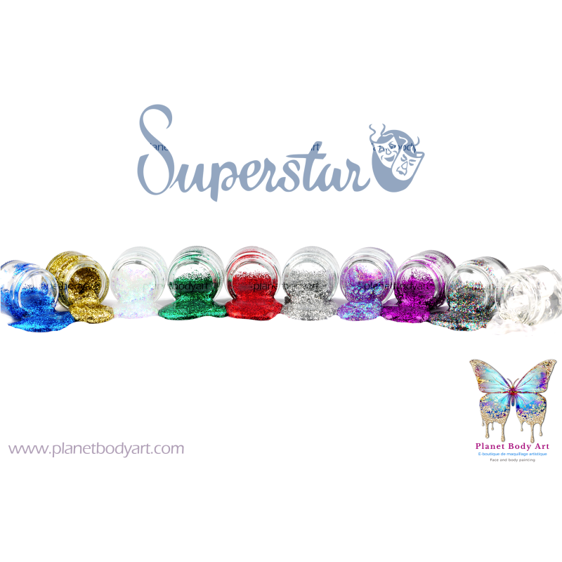 Tous les glitter gel superstar