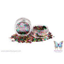 Fluo Chunky Glitter Mix 6-pack