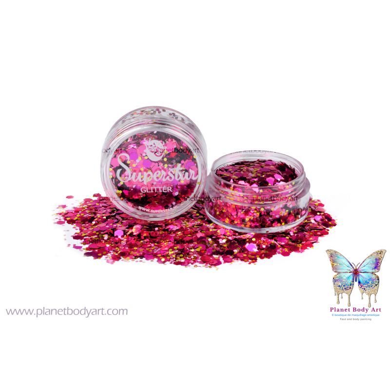 Pink Lady - Chunky paillettes 8ml - Superstar