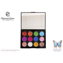 ?? Palette PXP 12 Couleurs Crème Pailletée | Maquillage Artistique