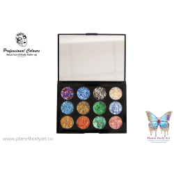 ?? Palette PXP 12 Couleurs Crème Pailletée | Maquillage Artistique