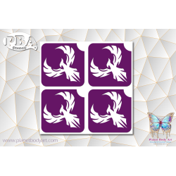 copy of Coccinelle 55x55 mm POCHOIRS ADHÉSIF