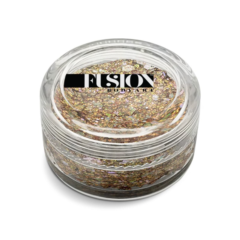 Crème pailletée Golden Rays – Fusion Body Art Glitter Cream