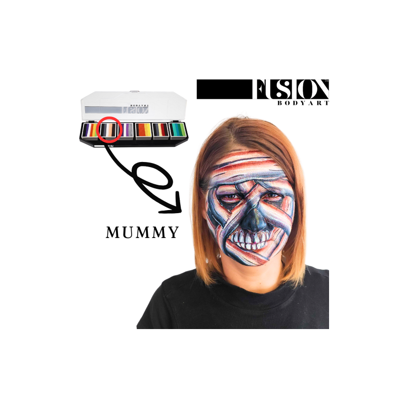 Palette Fusion Body Art Night Critters – 6 Split Cakes Professionnels Maquillage Artistique