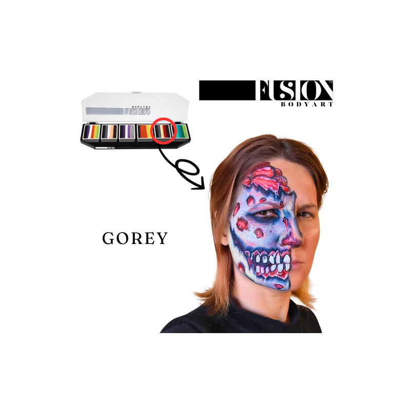 Palette Fusion Body Art Night Critters – 6 Split Cakes Professionnels Maquillage Artistique