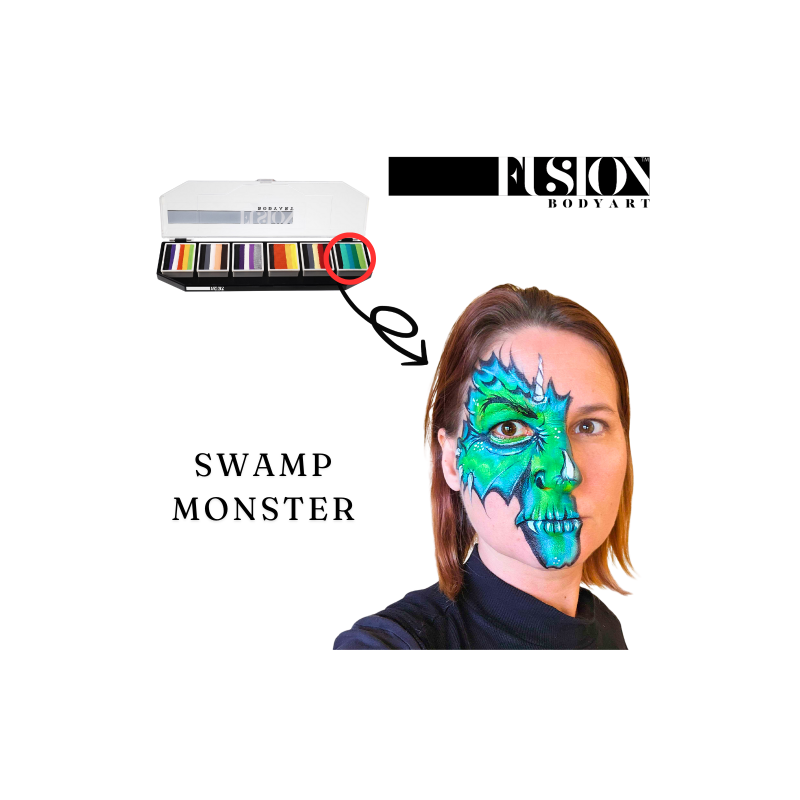 Palette Fusion Body Art Night Critters – 6 Split Cakes Professionnels Maquillage Artistique