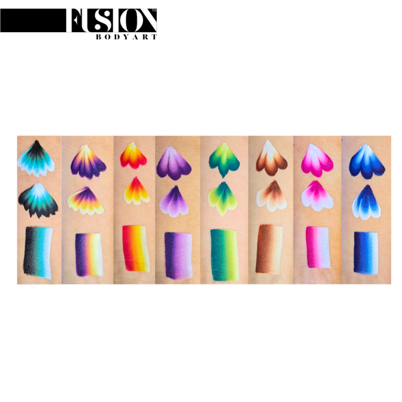 Palette Candy Fusion Body Art – Split Cake One Stroke Thin Strokes