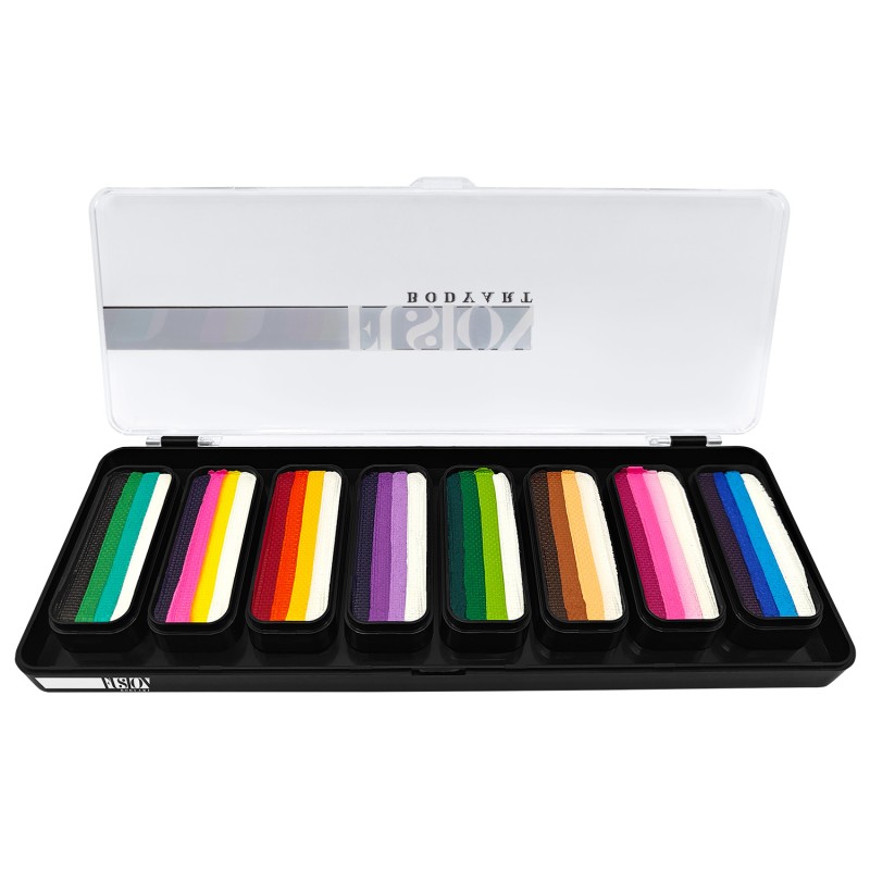 Palette Candy Fusion Body Art – Split Cake One Stroke Thin Strokes