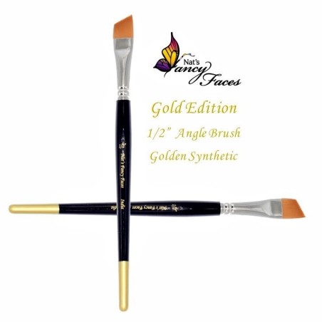 Pinceau angle 1/2 - Nat's Gold Edition - Fusion Body Art -