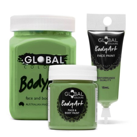 Peinture liquide - Vert olive - BodyArt Global Colours -
