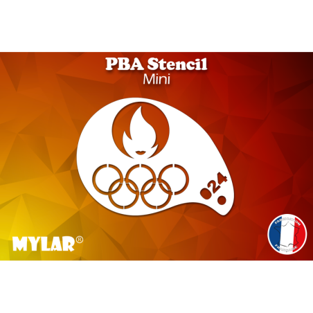 JO Paris 2024 Mini 24 Pochoirs PBA stencils