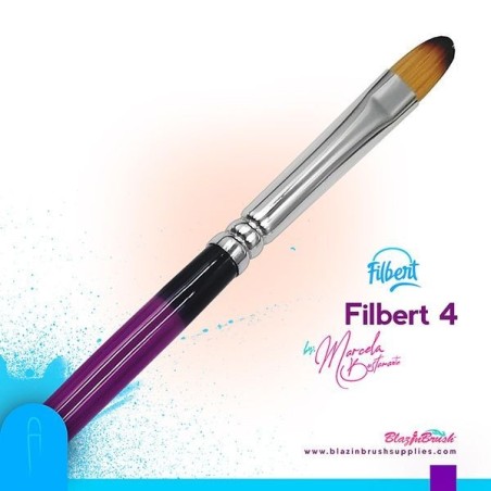 Pinceau Filbert 4 - Blazin Brush