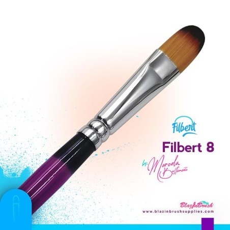 Pinceau Filbert 8 - Blazin Brush