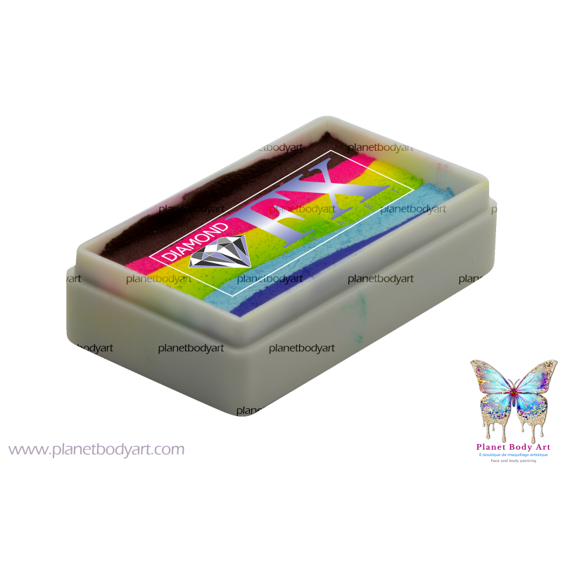 One stroke - Bright Rainbow - Diamond FX -