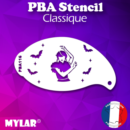 Mercredi Addams 116 PBA Stencils