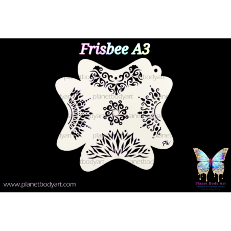 Tourbillon de couronnes - A3 - Pochoir Frisbee