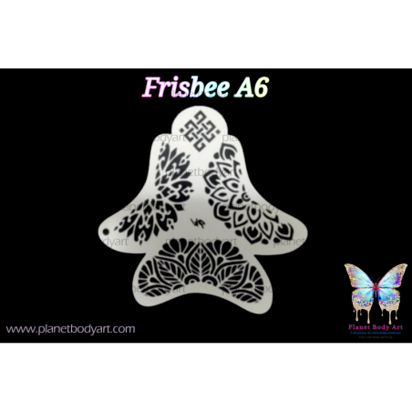 Couronnes audacieuses (grands motifs) - A6 - Pochoir Frisbee