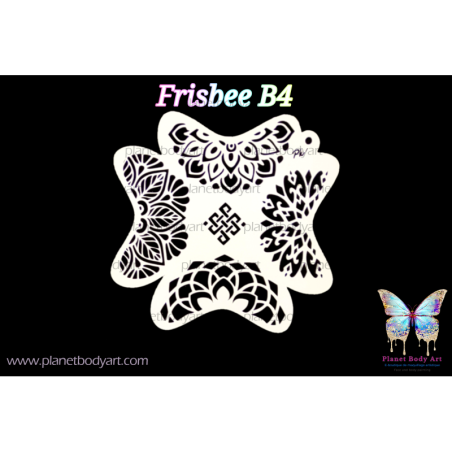 Couronnes audacieuses - B4 - Pochoir Frisbee