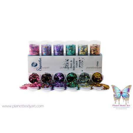 Set de paillettes chunky crazy Superstar