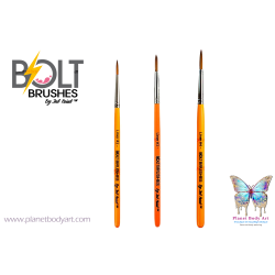 Pinceaux liners BOLT brush collection 3 tailles