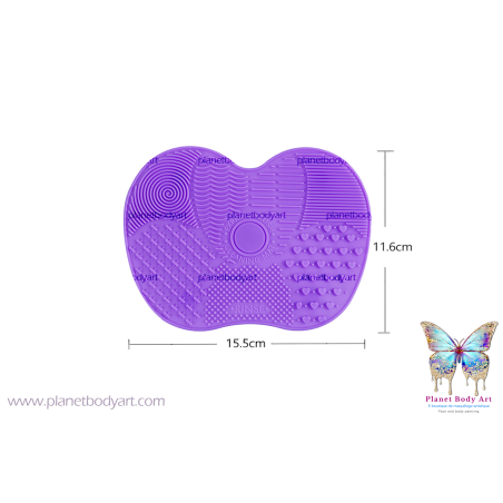 Planche de nettoyage silicone Violette- Planet Body Art