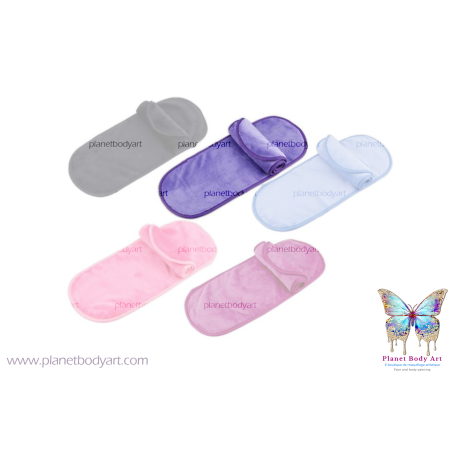 Serviette Démaquillante violette réutilisable