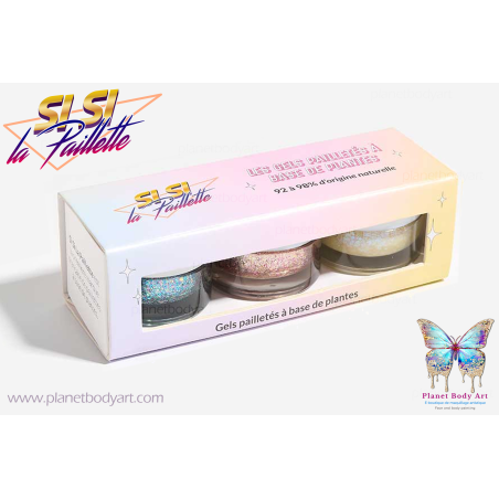 Body Art Red Glitter 45 ml par Global Colours