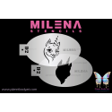 Set 2 pochoirs - D2 - Winking unicorn - Milena Potekhina