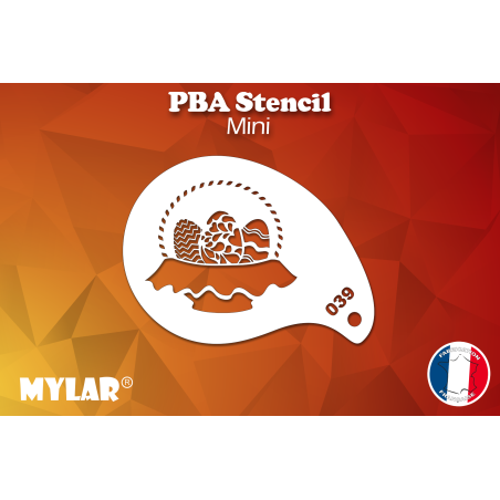 Panier œufs de Pâques Mini - M39 - PBA Stencils