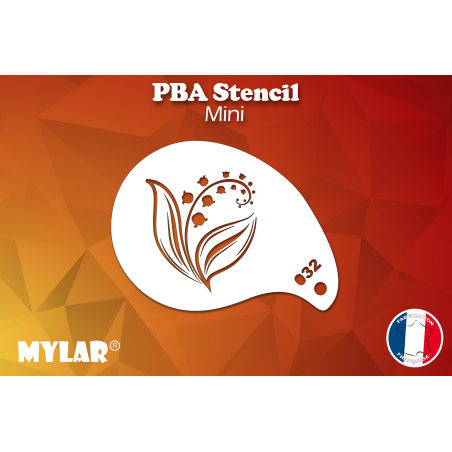 Fleur Muguet Mini - M32 - PBA Stencils